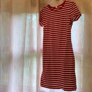 Old Navy Striped Midi Dress